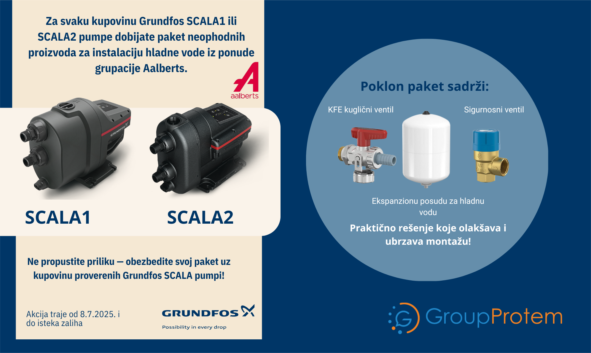 Grundfos akcija